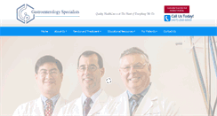 Desktop Screenshot of gastro-specialists.com